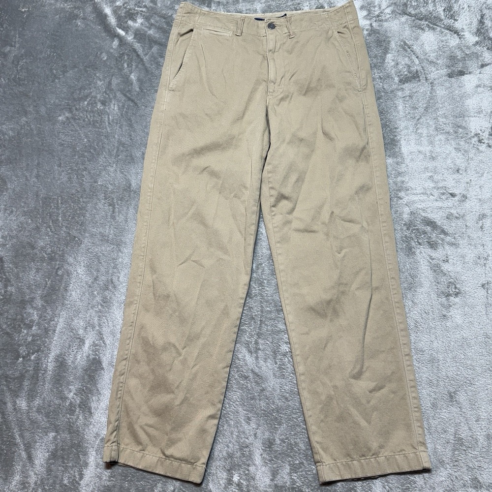 Polo Ralph Lauren Women's Chino Pants Size 8 Khaki Cotton Herringbone 32x29.5